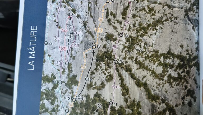 Grande voie au dessus du chemin de La Mâture